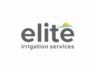 elite irrigation services logo design by Shina