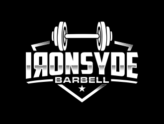IRONSYDE Barbell logo design by qqdesigns