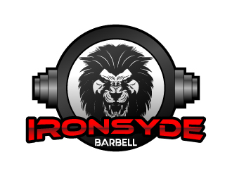 IRONSYDE Barbell logo design by kasperdz