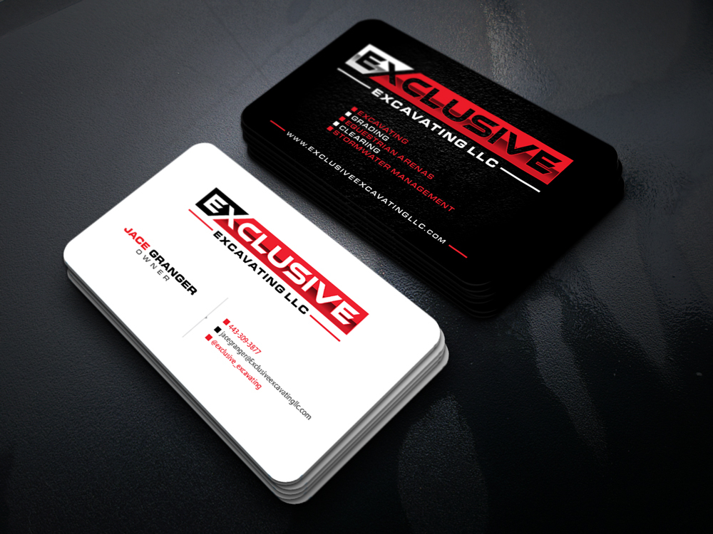 Exclusive Excavating LLC logo design by igor1408