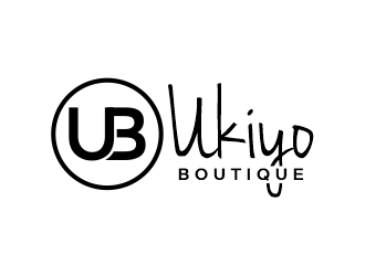 Ukiyo Boutique logo design by Gwerth