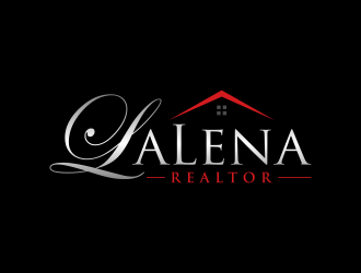 LaLena Realtor logo design by ubai popi