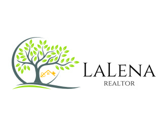 LaLena Realtor logo design by jetzu