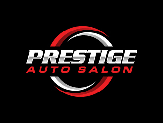 Prestige Auto Salon logo design by GRB Studio