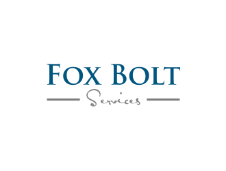Fox Bolt Services logo design by sodimejo