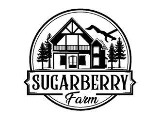 Sugarberry Farm logo design by MonkDesign