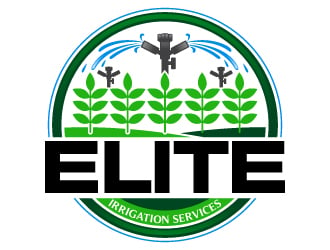 elite irrigation services logo design by LucidSketch