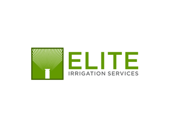 elite irrigation services logo design by alby