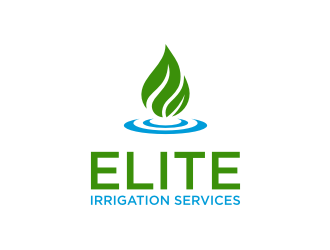 elite irrigation services logo design by larasati