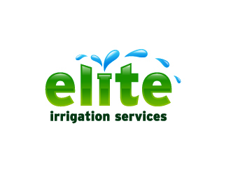 elite irrigation services logo design by josephope