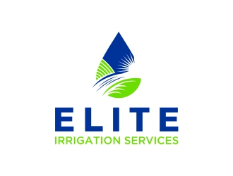 elite irrigation services logo design by sarungan