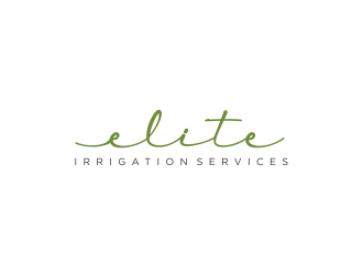 elite irrigation services logo design by haidar