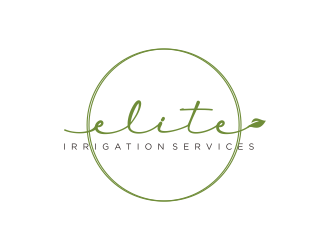 elite irrigation services logo design by haidar