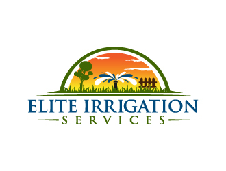 elite irrigation services logo design by LucidSketch