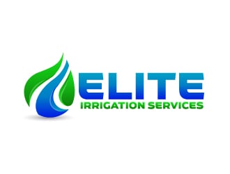 elite irrigation services logo design by AamirKhan