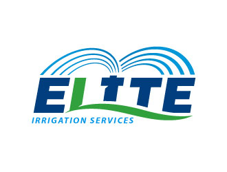 elite irrigation services logo design by sanworks