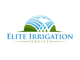 elite irrigation services logo design by sanworks