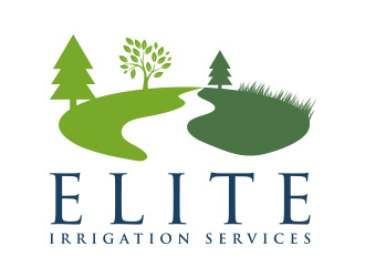 elite irrigation services logo design by daanDesign