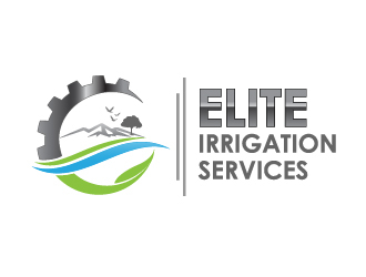 elite irrigation services logo design by STTHERESE
