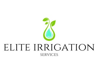 elite irrigation services logo design by jetzu