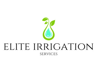 elite irrigation services logo design by jetzu