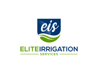 elite irrigation services logo design by ubai popi
