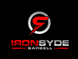 IRONSYDE Barbell logo design by logy_d