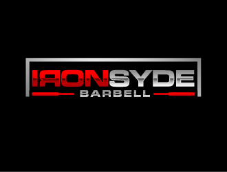 IRONSYDE Barbell logo design by logy_d