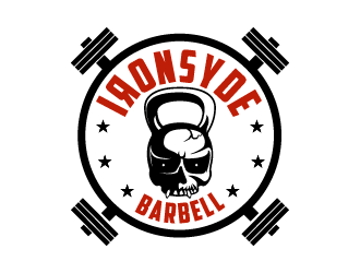 IRONSYDE Barbell logo design by Ultimatum