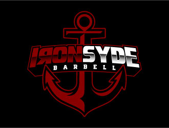 IRONSYDE Barbell logo design by daywalker