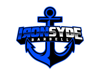 IRONSYDE Barbell logo design by daywalker