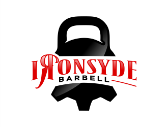 IRONSYDE Barbell logo design by Gwerth