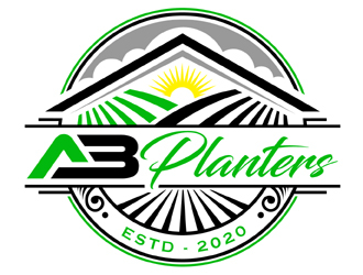 AB Planters logo design by MAXR
