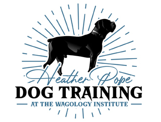 Heather Pope Dog Training at The Wagology Institute logo design by MAXR