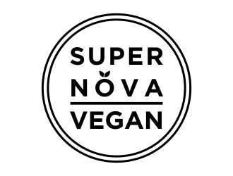 Supernova Vegan logo design by cikiyunn