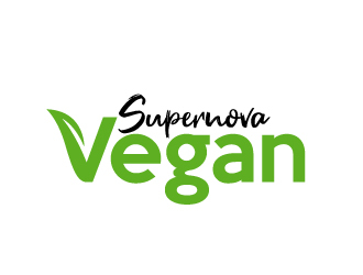 Supernova Vegan logo design by AamirKhan