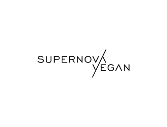 Supernova Vegan logo design by hashirama