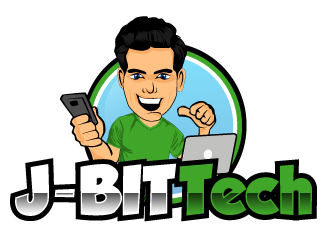 J-BIT Tech logo design by AamirKhan