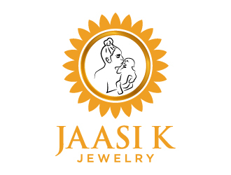 Jaasi K Jewelry  logo design by sakarep