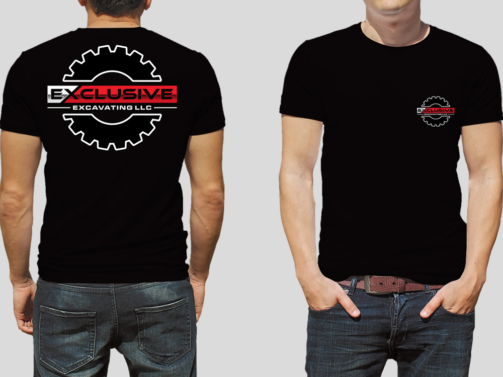Exclusive Excavating LLC logo design by Gelotine