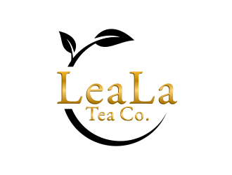LeaLa Tea Co. logo design by ingepro