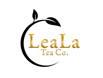 LeaLa Tea Co. logo design by ingepro