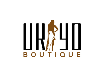 Ukiyo Boutique logo design by Mbezz