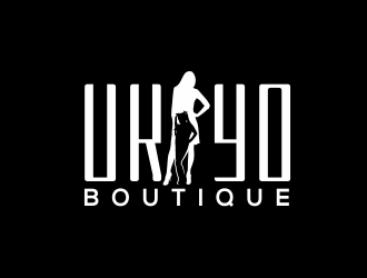 Ukiyo Boutique logo design by Mbezz