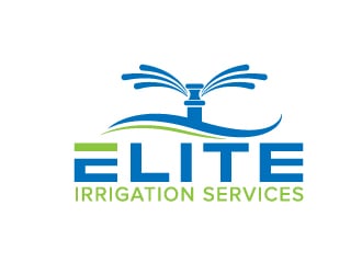 elite irrigation services logo design by jaize