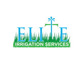 elite irrigation services logo design by IjVb.UnO