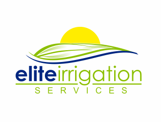 elite irrigation services logo design by serprimero