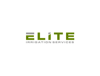 elite irrigation services logo design by bricton