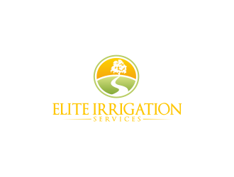 elite irrigation services logo design by Greenlight