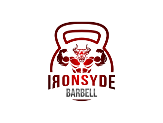IRONSYDE Barbell logo design by Garmos